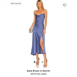 Gaia Dress in Denim
ASTR the Label